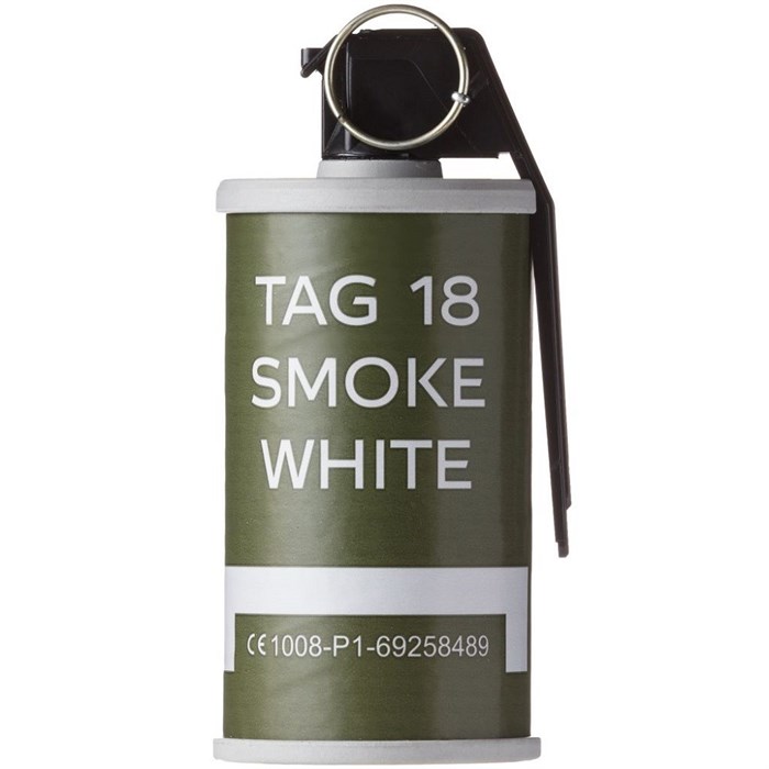 Граната дымовая страйкбольная TAG-18 белый - фото 32813