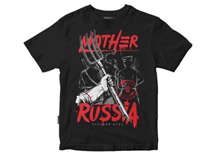 Футболка Mother Русский бунт черный
