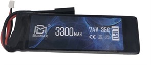Аккумулятор 7.4В 3300мАч лардж-тип LiPo BlueMax 20С