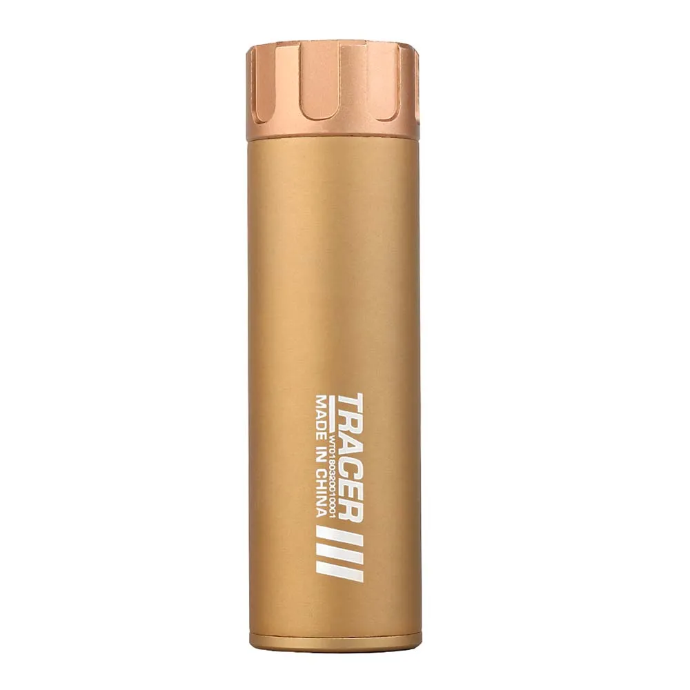 Трассерная насадка-глушитель WOSPORT Flash Silencer M (132 мм), тан