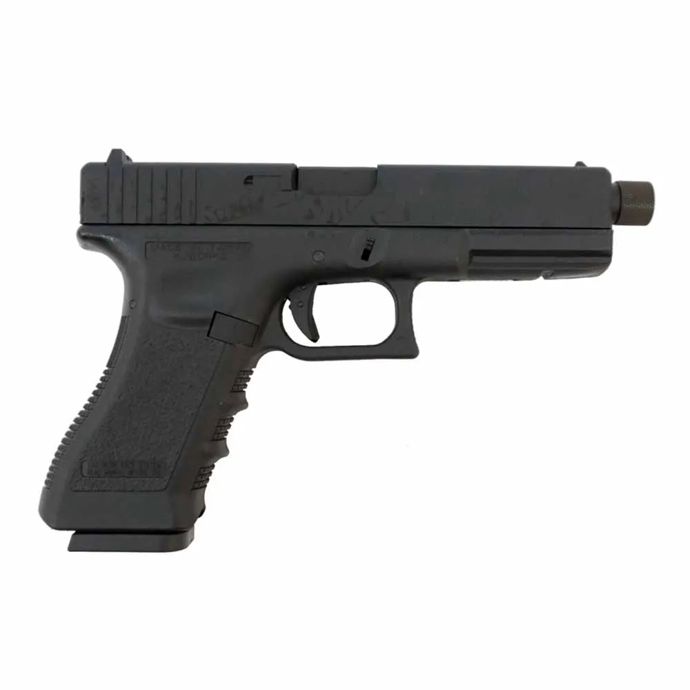 Пистолет газовый KJWorks Glock 17, резьб. п/глушитель