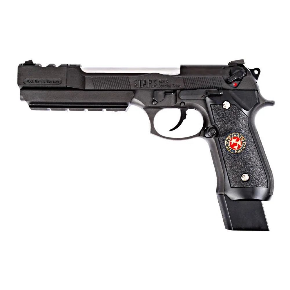 Пистолет газовый WE Beretta M9, Biohazard, Samurai Edge S.T.A.R.S., Long