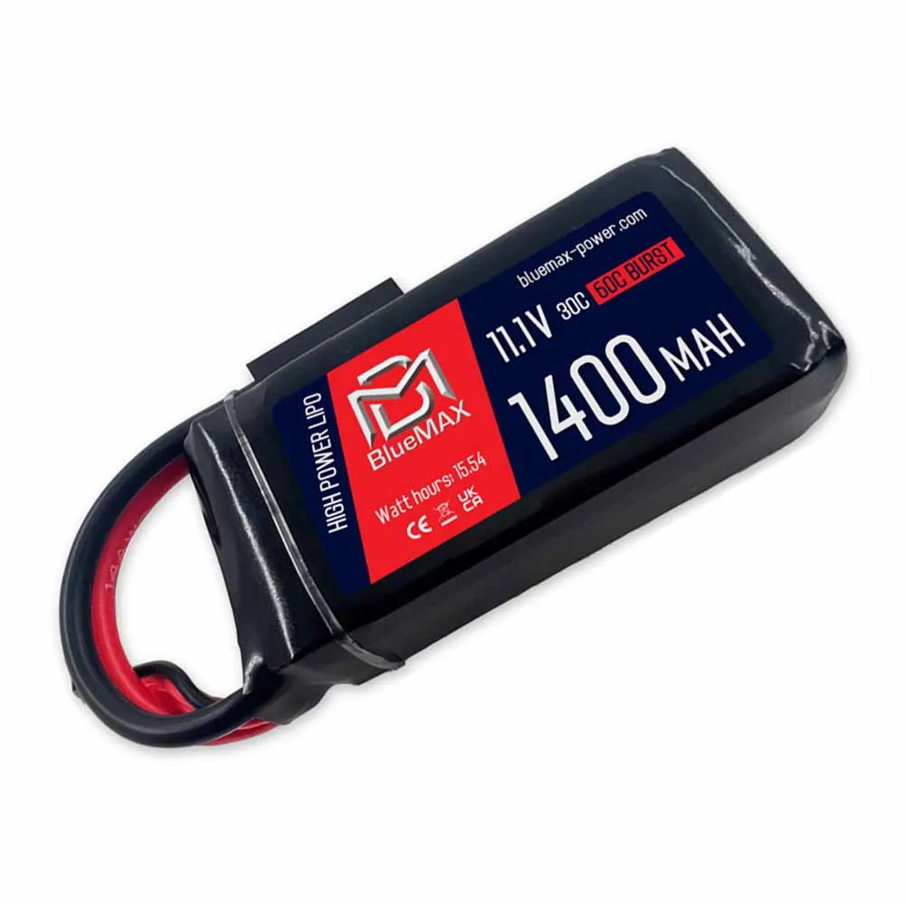 Аккумулятор 11.1В 1400мАч мини-тип LiPo 30С BlueMax мини-разъем /22*34*71