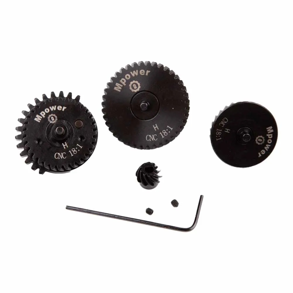 Шестерни MPower 18:1 Helical Gear Set косозубые, экстра тихие