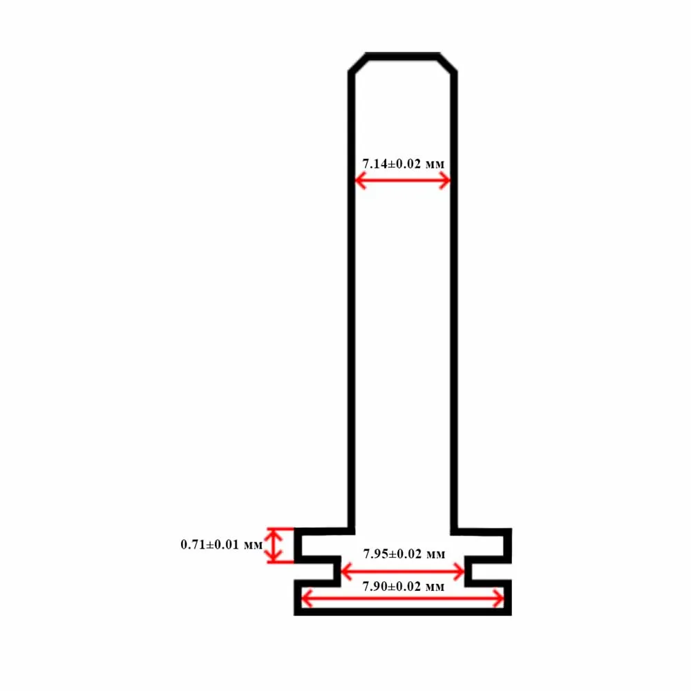 Нозл АК короткий MPower / 19.6 мм