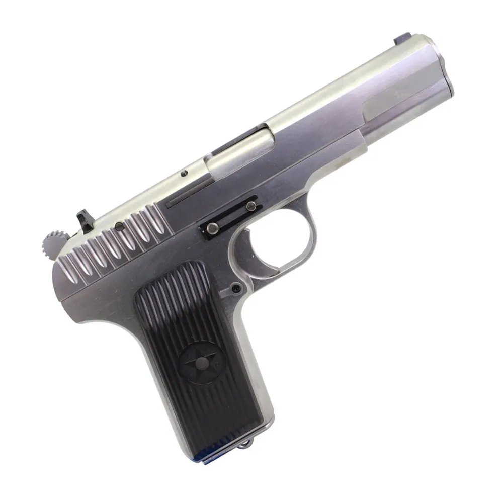 Пистолет газовый WE TT-33, хром