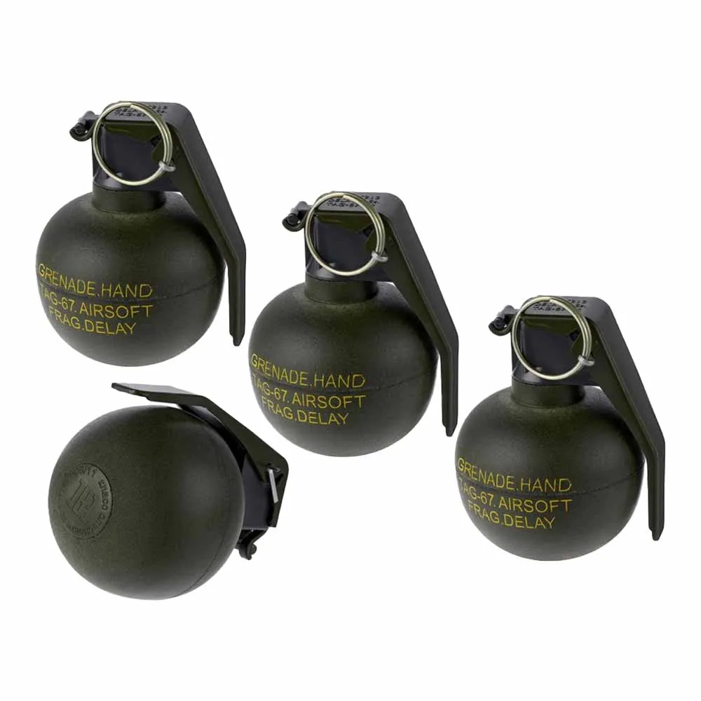 Граната страйкбольная TAG-67 с активной чекой