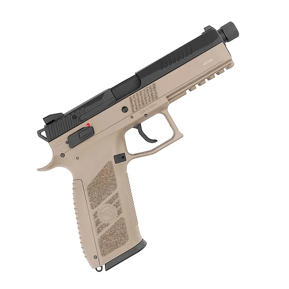 Пистолет газовый KJWorks CZ P-09 DUTY тан, с резьбой для глушителя