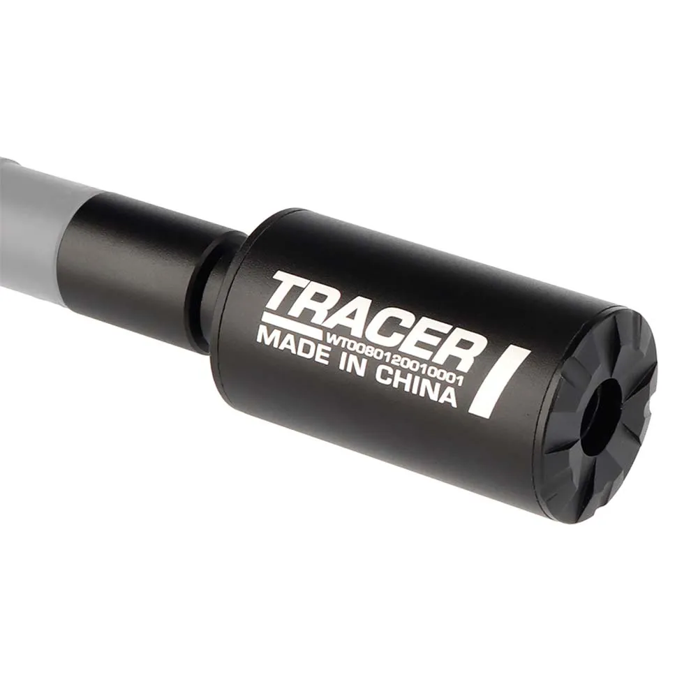Трассерная насадка-глушитель WOSPORT Airsoft Auto Tracer (85 мм), черный