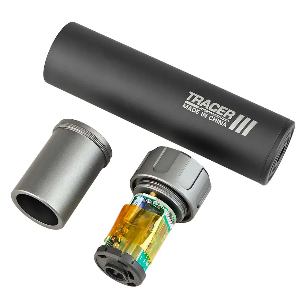 Трассерная насадка-глушитель WOSPORT Flash Silencer L (158 мм), черный