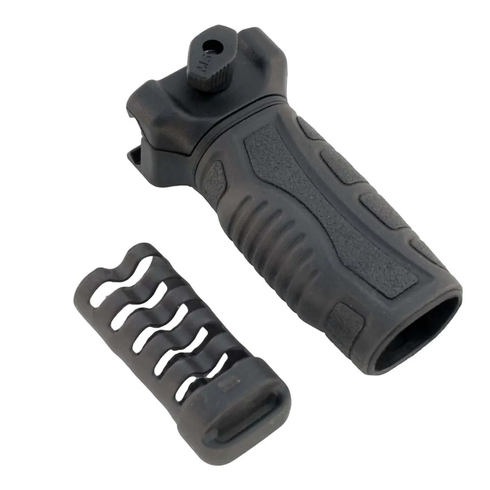 Ручка переноса огня DLG Tactical быстросъемная, прорезин. черный