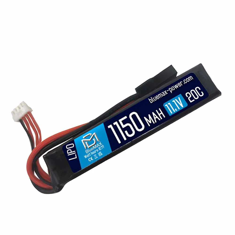 Аккумулятор 11.1В 1150мАч мини-тип 20C BlueMax мини-разъем / 90*18*17