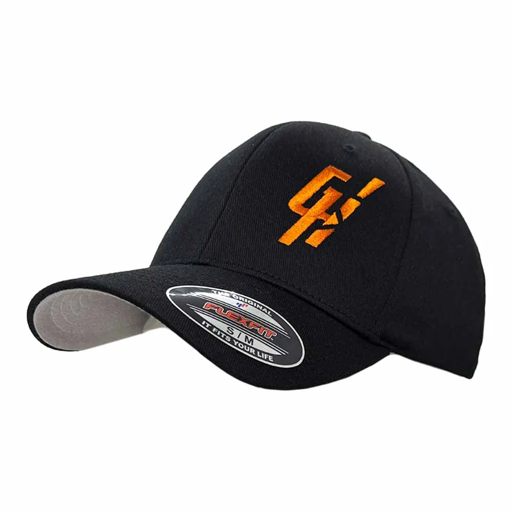 Бейсболка GH FLEXFIT лого оранжевый 6277