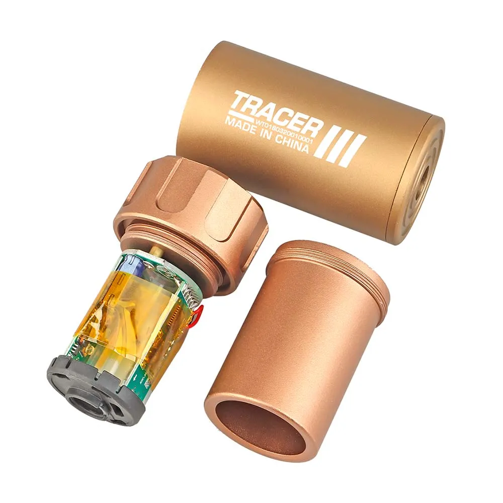 Трассерная насадка-глушитель WOSPORT Flash Silencer S (88 мм), тан