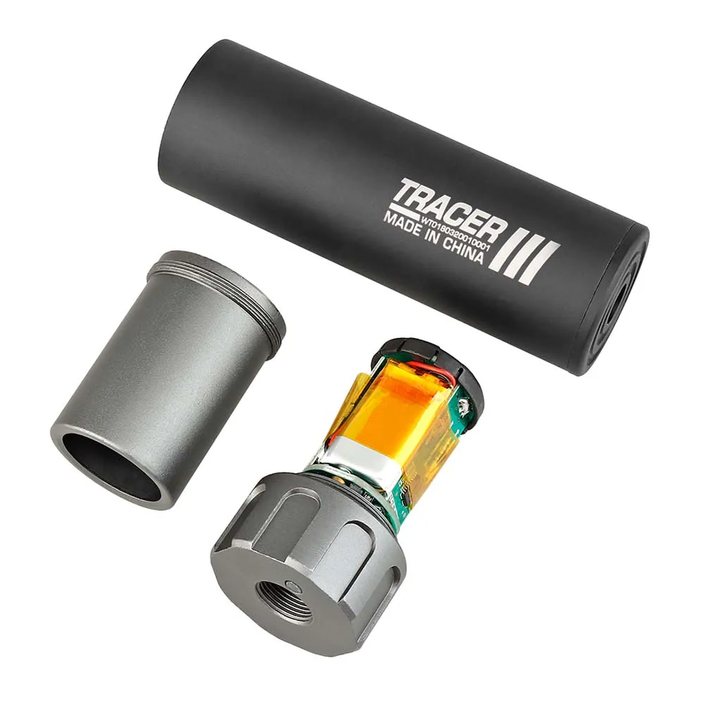 Трассерная насадка-глушитель WOSPORT Flash Silencer M (132 мм), черный