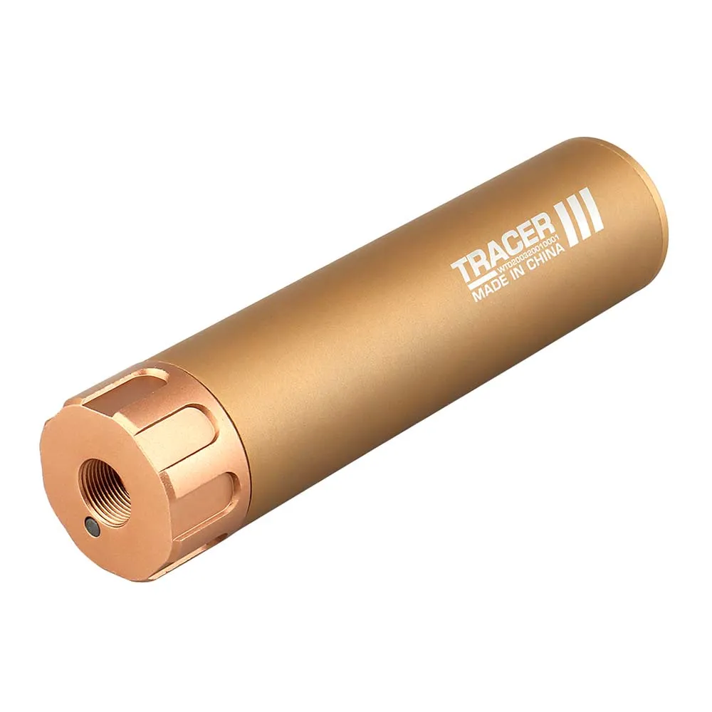 Трассерная насадка-глушитель WOSPORT Flash Silencer L (158 мм), тан