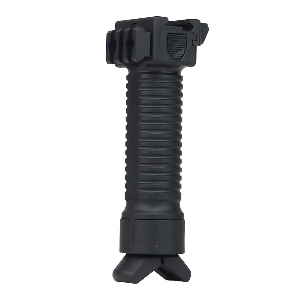 Ручка тактическая с сошками WOSPORT, черный