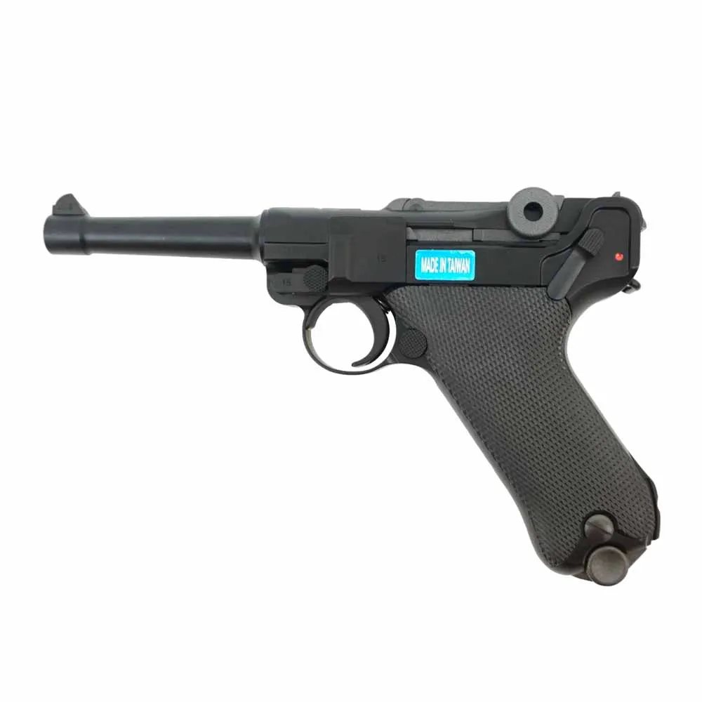 Пистолет газовый WE Luger P-08 4"