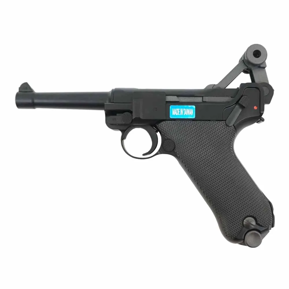 Пистолет газовый WE Luger P-08 4"
