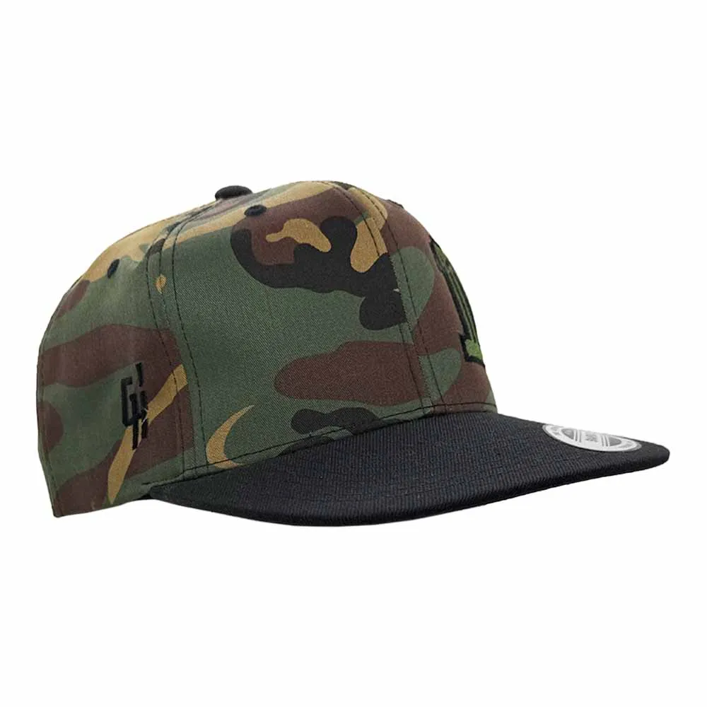 Бейсболка GH FLEXFIT DC, Woodland/чёрный / 6089TC