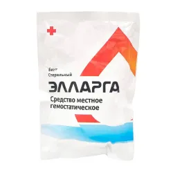 Бинт с гемостатическими гранулами Элларга Z-Fold 7.5x150 см