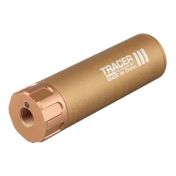 Трассерная насадка-глушитель WOSPORT Flash Silencer M (132 мм), тан