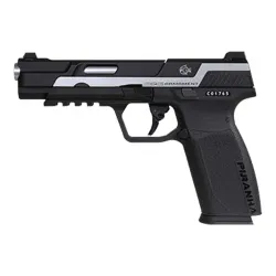 Пистолет газовый G&G Piranha Mk I черный/серебро