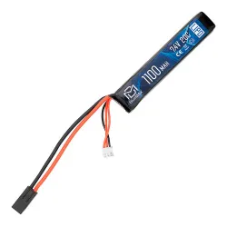 Аккумулятор 7.4В 1100мАч АК-тип LiPo 20С BlueMax мини-разъем /102*21*10