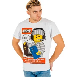 Футболка Mother Russia 'Банк' (Белый, M)