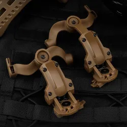 Крепления для наушников на шлем WOSPORT Helmet Rail Adapter (Тан)