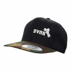 Бейсболка GH FLEXFIT DYNA, чёрный/Woodland / 6089TC