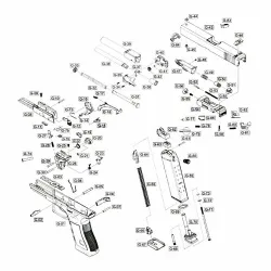 WE Glock 18 деталь предохранителя спускового крючка G-15