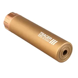 Трассерная насадка-глушитель WOSPORT Flash Silencer L (158 мм), тан