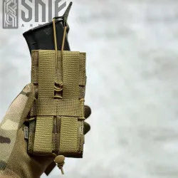 Подсумок для магазинов АК SKIF Armor SPK-4-1М открытый (Multicam)