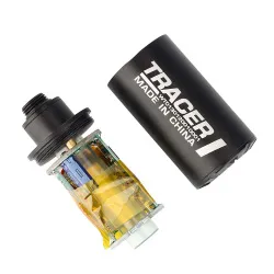 Трассерная насадка-глушитель с адаптером WOSPORT High Power Flash, черный