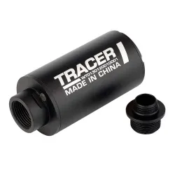 Трассерная насадка-глушитель с адаптером WOSPORT High Power Flash, черный