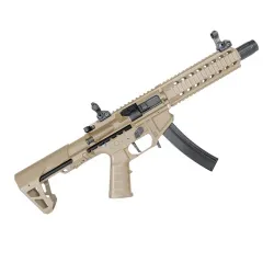 Пистолет-пулемет King Arms PDW 9mm SBR Long Dark Earth