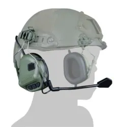 Активные наушники на шлем WOSPORT HD-11 Gen.5 (Олива)