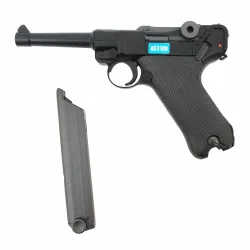 Пистолет газовый WE Luger P-08 4"