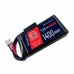 Аккумулятор 7.4В 1400мАч мини-тип LiPo BlueMAX 30С мини-разъем / 15*34*71
