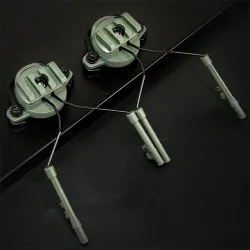 Крепления для наушников Comtac на шлем WOSPORT OX HORN (Олива)