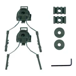 Крепления для наушников Comtac на шлем WOSPORT (Олива)