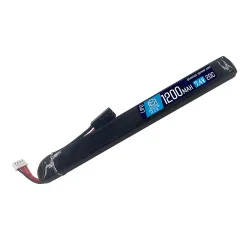 Аккумулятор 11.1В 1200мАч АК-тип LiPo 20С BlueMax мини-разъем/ 185x14x15