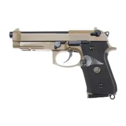 Пистолет газовый WE Beretta M9A1, тан