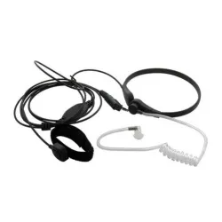 Гарнитура ларингофон раздвижной с кнопкой на палец Kenwood,Baofeng-разъем