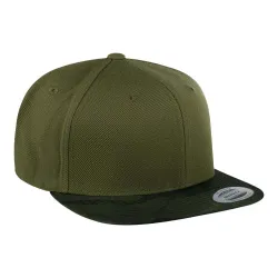 Бейсболка FLEXFIT с прямым козырьком 6089CV (Олива)