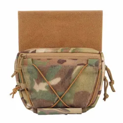 Подсумок напашный для бронежилетов WOSPORT Tactical Drop Pouch, мультикам