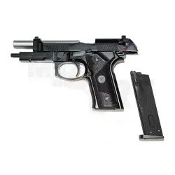 Пистолет газовый KJWorks Beretta M9A1, сер.ствол, планка