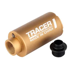 Трассерная насадка-глушитель с адаптером WOSPORT High Power Flash, тан