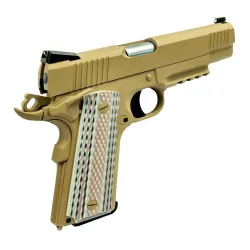 Пистолет газовый WE Colt M45A1, тан